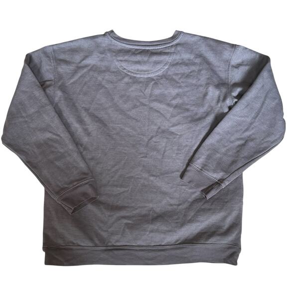 Natural Life Women’s Sz S Gray Rainbow Smile Sweatshirt Pockets Daisy Comfy - Picture 7 of 11